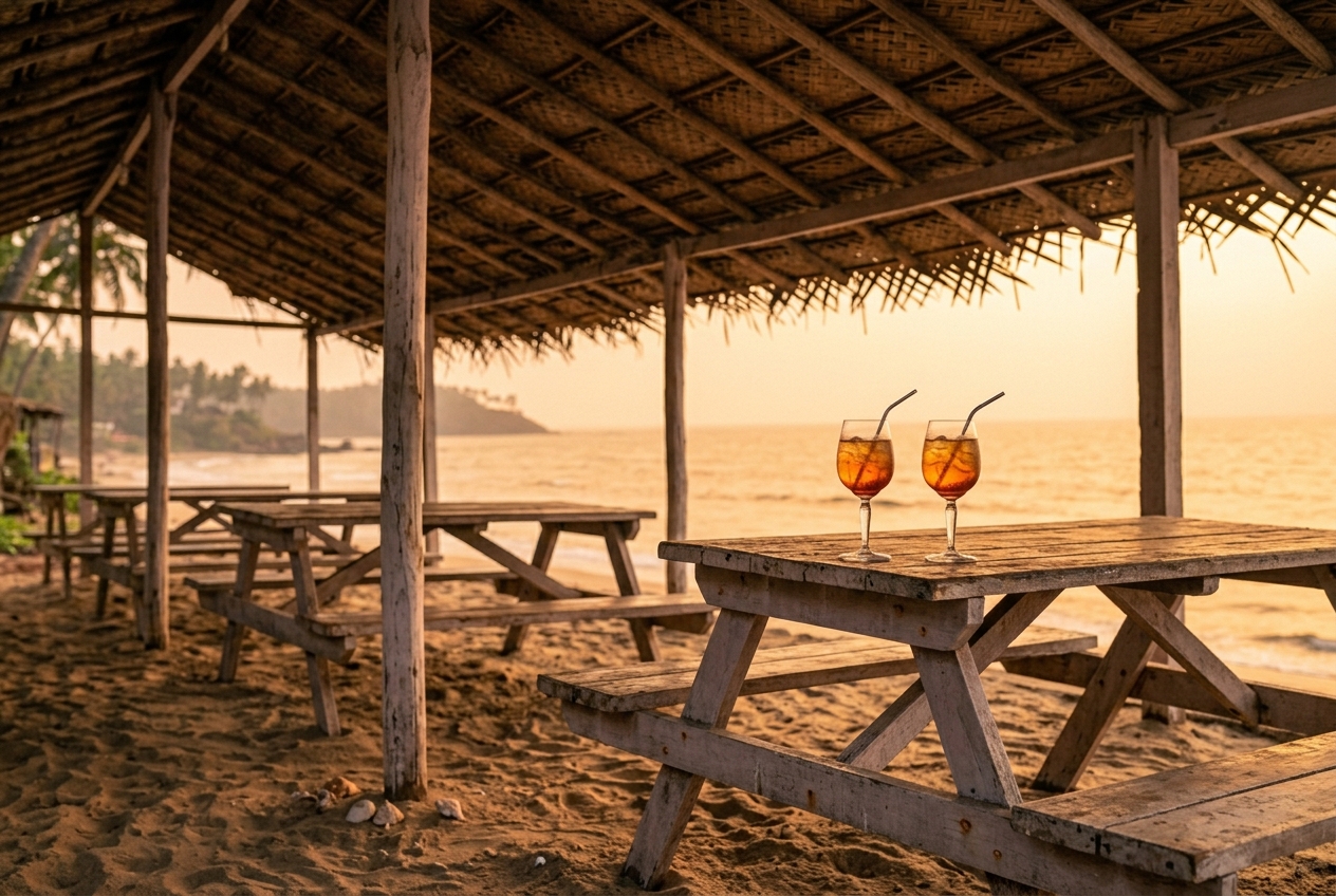 Goa beach sunset