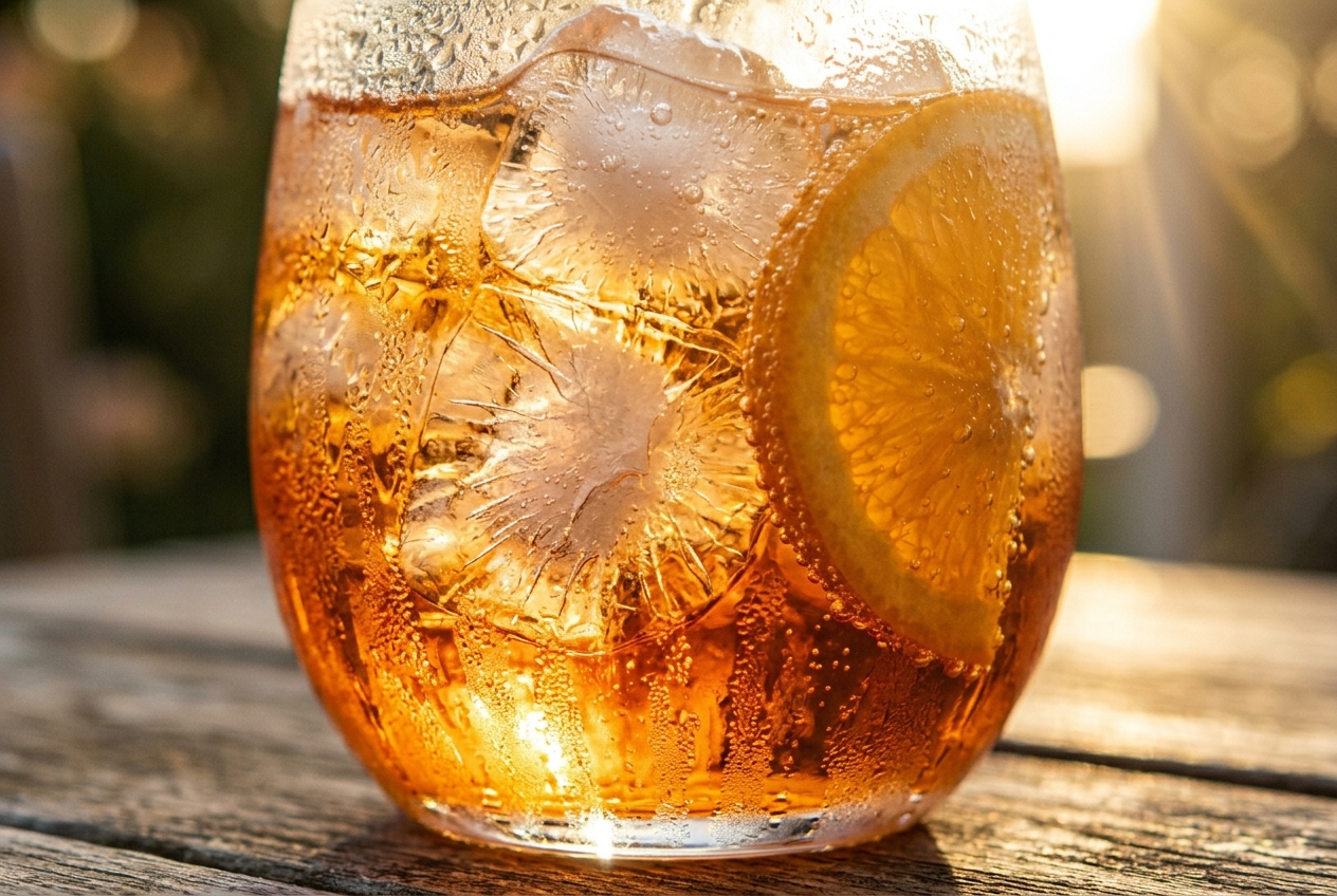 Aperol Spritz close-up
